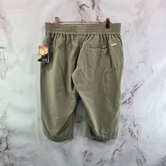 Mountain Hardwear Pants Womens 8 Petrina Capri Nylon Climbing Stretch High Rise - Picture 1 of 12